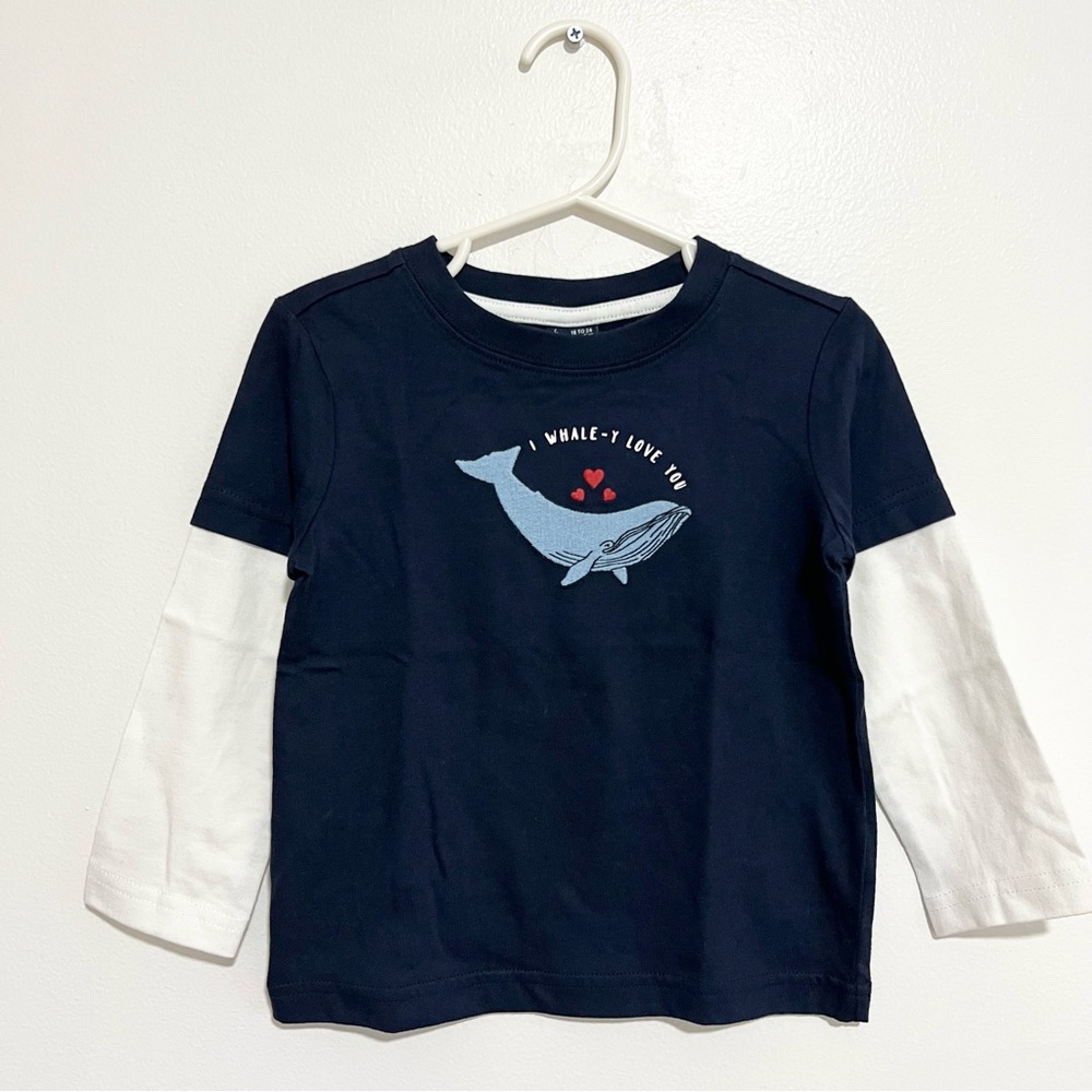 Janie and Jack Whale Love Tee